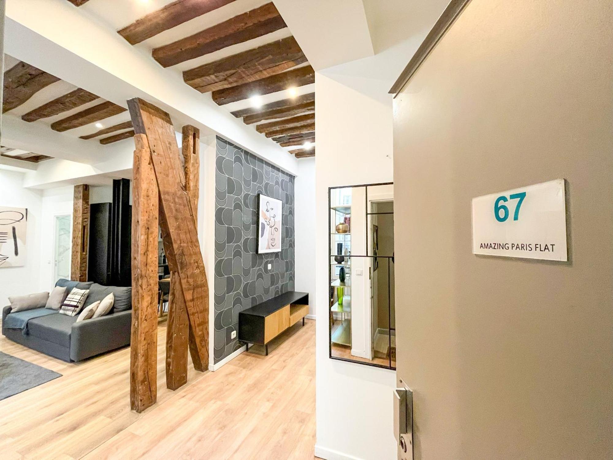 Apartment Urban Flat 67 - Spacious Parisian Flat In